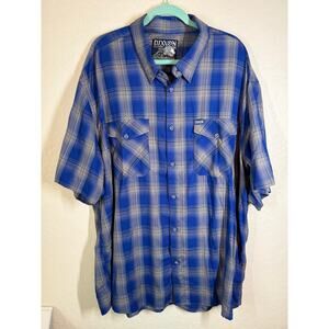 DIXXON Flannel Co Ocean Blvd Bamboo Short Sleeve 4X Button Up